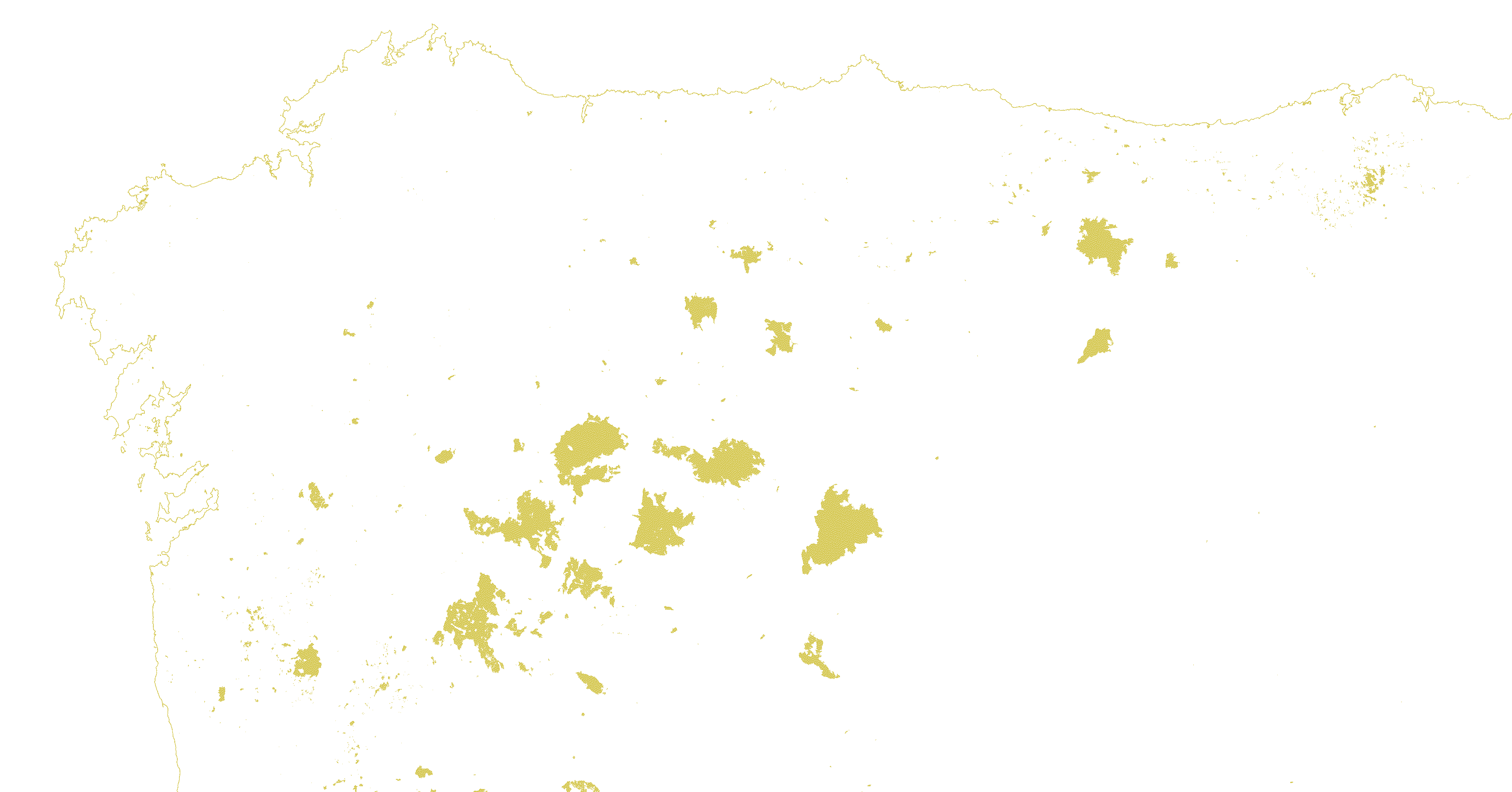 2025 bushfire perimeters by EFFIS